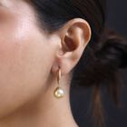 ILIANA - AAA Goldene Südsee Perle Ohrringe image number 2