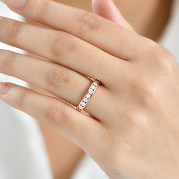 EVER TRUE Wei&szlig;er Diamant Ring Nickelfreies Messing (Gr&ouml;&szlig;e 17.00)