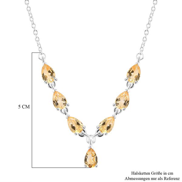 Citrin 45cm Halskette - 2,86 ct. image number 6
