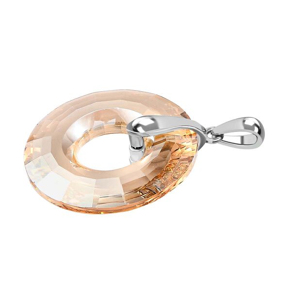 Kristall Anhänger, 925 Silber platiniert image number 4