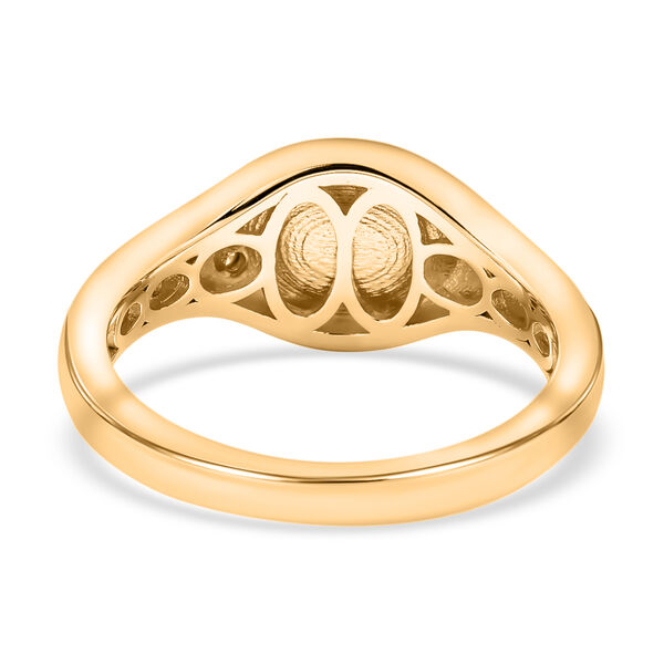 Nat&uuml;rlicher, &auml;thiopischer Opal und Zirkon-Ring - 1,57 ct. image number 7