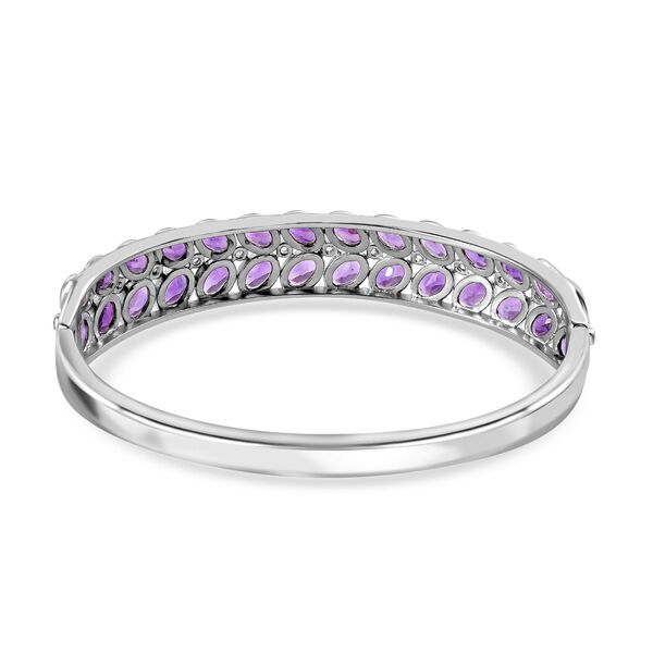 Afrikanischer Amethyst und Zirkon-Armreif, 19 cm - 12,20 ct. image number 5