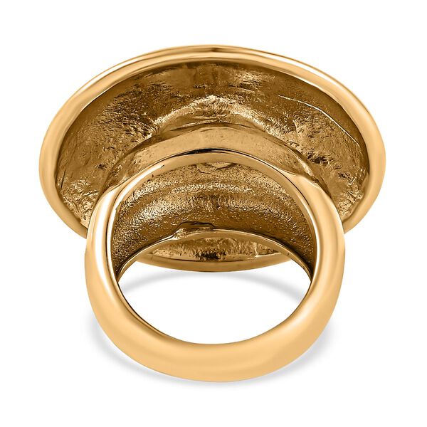 Blauer Kristall, Wei&szlig;er Kristall Ring, 316L Edelstahl emailliert, (Gr&ouml;&szlig;e 16.00) image number 5