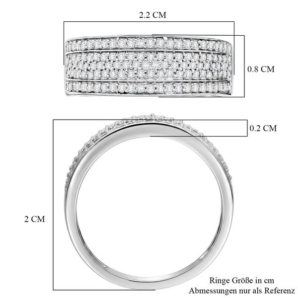 D'Joy wei&szlig;er Diamant Ring - 0,53 ct. image number 6