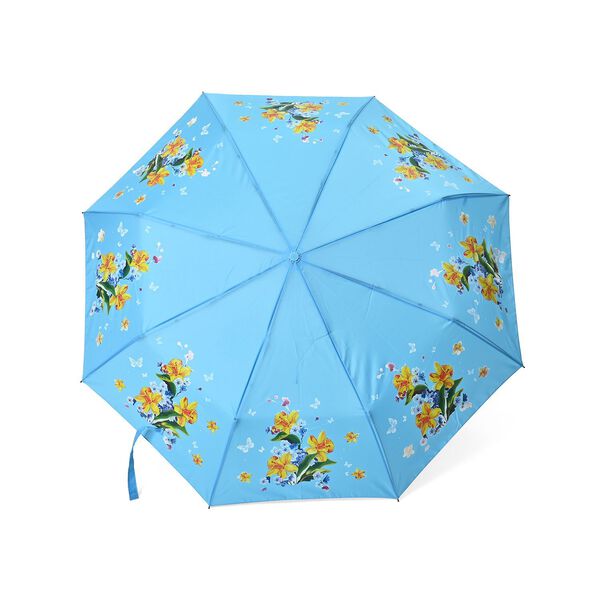 Farbwechsel Regenschirm, 103 cm Durchmesser, Himmelblau image number 2