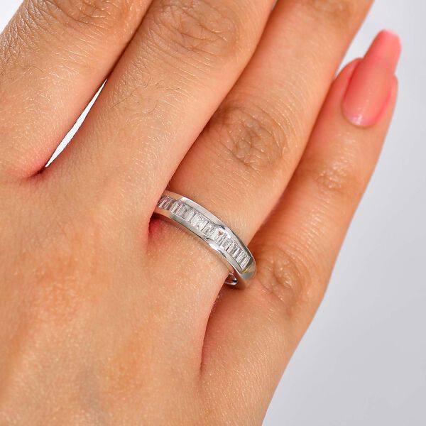 LUXURIANT VS-EF Labor Diamant Ring, 925 Silber rhodiniert - 0,50 ct. image number 3