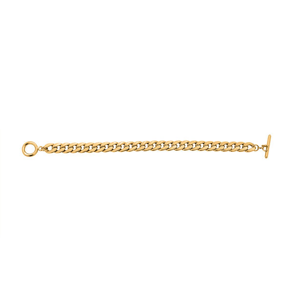 Italienisches Panzer-Armband, ca. 20 cm, 925 Silber vergoldet ca. 11,54g image number 3
