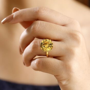 Citrin Ring - 9,42 ct.