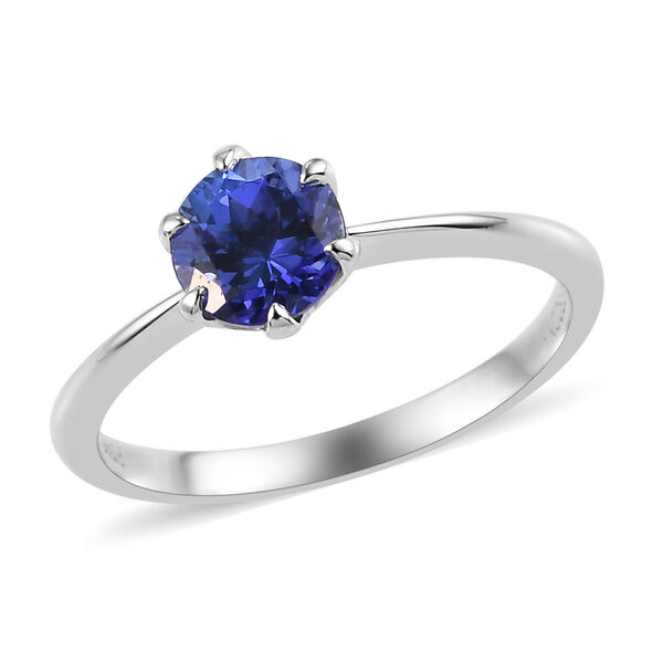 RHAPSODY AAAA Tansanit Solit&auml;r-Ring, 950 Platin  ca. 0,93 ct image number 4