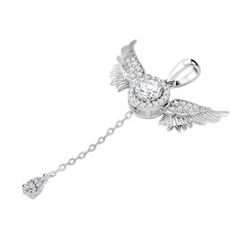 Moissanit Engel Anh&auml;nger - 1,26 ct.