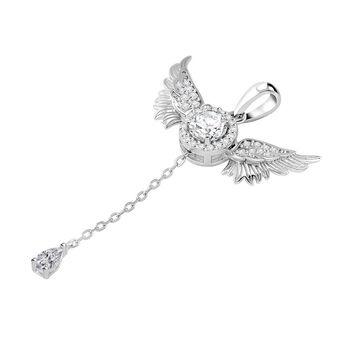 Moissanit Engel Anh&auml;nger - 1,26 ct.