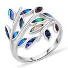 Abalone Muschel Ring 925 Silber (Größe 16.00)