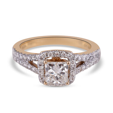 New York Kollektion -Diamant P1 G-H Ring 585 Gold (Größe 17.00) ca. 1.50 ct