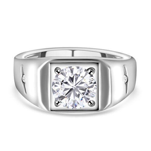 Moissanit Ring - 1,73 ct. image number 0