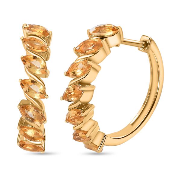 Citrin Ohrringe - 3,02 ct.