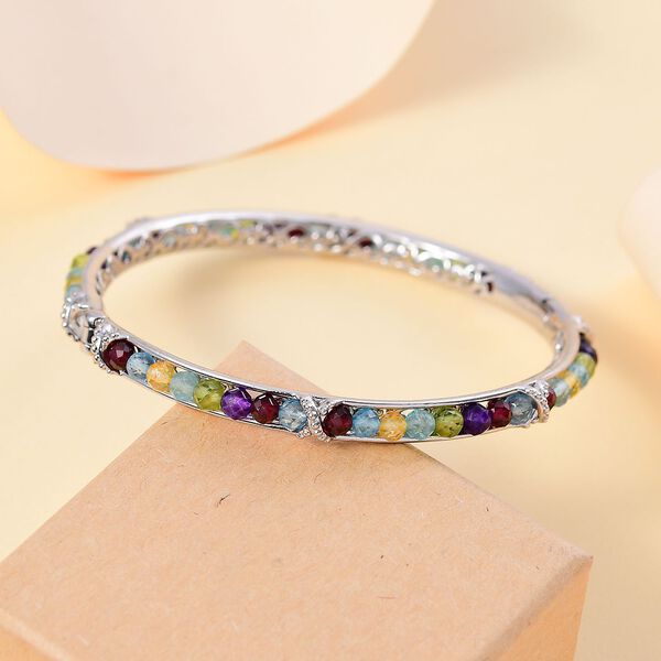 Multi-Edelstein-Armreif, 19 cm - 20,69 ct. image number 2