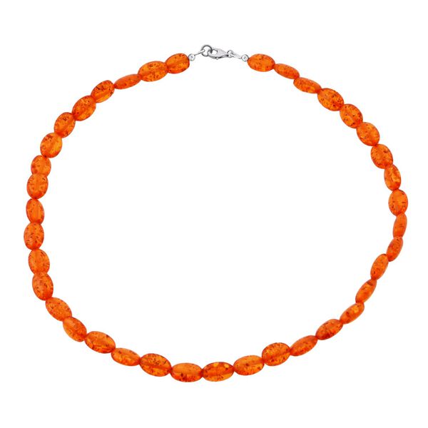 Synthetische Bernstein 45cm Halskette und 19cm Armband image number 1