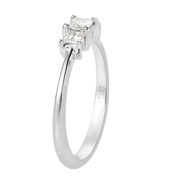 RHAPSODY Diamant-Ring, IGI zertifiziert VS E-F, 950 Platin  ca. 0,50 ct image number 5