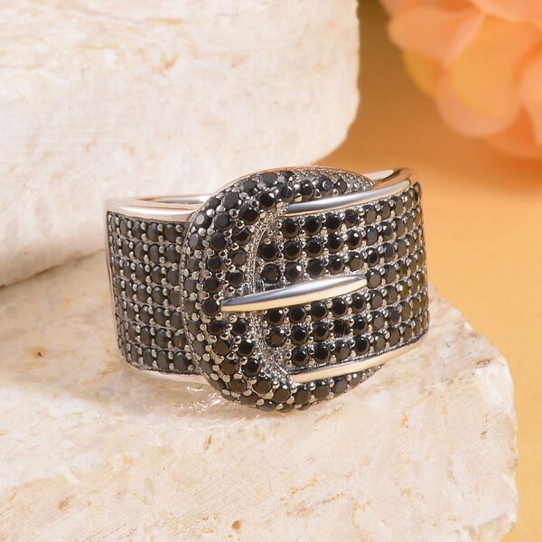 Schwarzer Spinell-Ring - 1,19 ct. image number 2