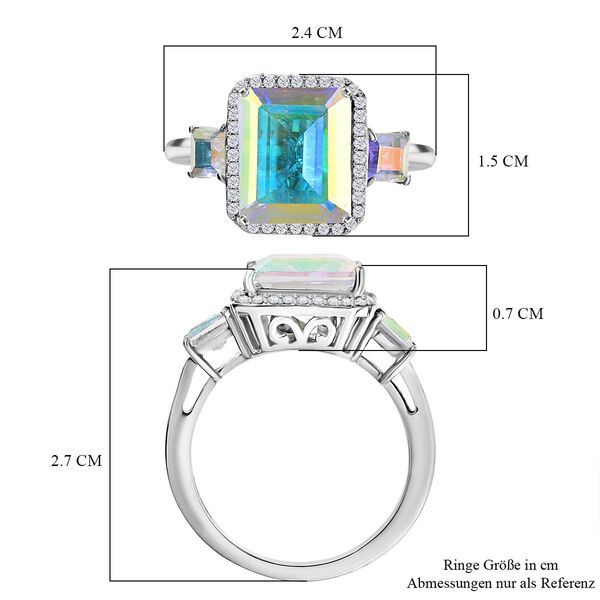 D'Joy Merkur mystischer Topas und Zirkon Ring - 6,55 ct. image number 7