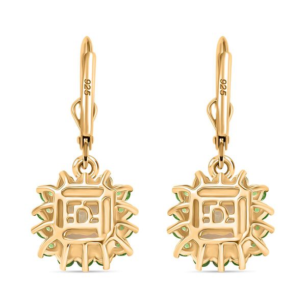 D'Joy Nat&uuml;rliche, &auml;thiopische Welo Opal und Chromdiopsid Ohrringe - 2,13 ct. image number 4