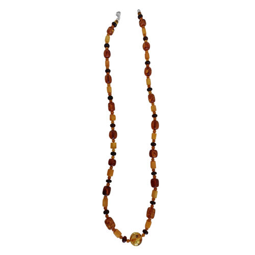 Bernstein Halskette ca. 60 cm 925 Silber ca. 108,00 ct. image number 0