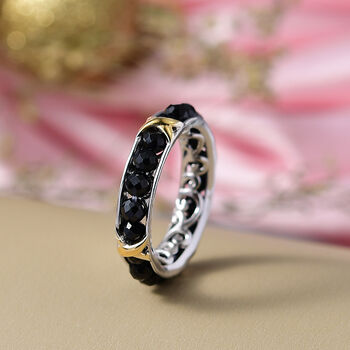 EverTrue AA schwarzer Spinell Ring - 6,50 ct.