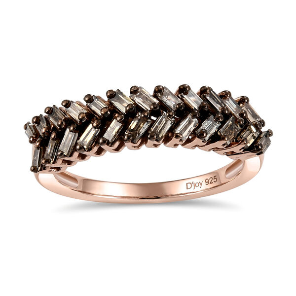 D'Joy nat&uuml;rlicher Champagner Diamant Ring - 0,50 ct. image number 3