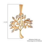 Diamant Baum-des-Lebens-Anhänger in Silber image number 5