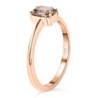 Natürlicher Champagner Diamant-Ring, I1 SGL zertifiziert, 585 Roségold  ca. 0,50 ct image number 4
