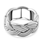 Silberhauch Kollektion- Liebesknoten Elektroform Ring image number 3