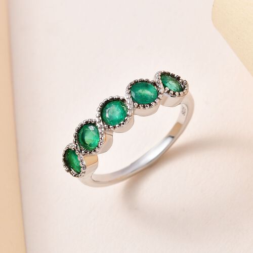 Kagem sambischer Smaragd-Ring - 1 ct. image number 1