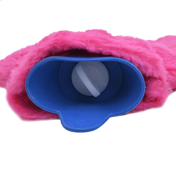 2er-Set W&auml;rmflasche mit Pl&uuml;schbezug, 2000ml und 1 Paar rutschfeste Haus Socken mit Sherpa Futter, Einheitsgr&ouml;&szlig;e 18x32 cm&nbsp; image number 5