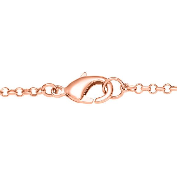 EverTrue S&uuml;&szlig;wasserperle 50cm Halskette und 19cm Armband in Ros&eacute;goldton image number 5