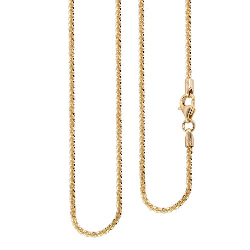 Funkelkette, ca. 50 cm, 375 Gold ca. 2,80g image number 0