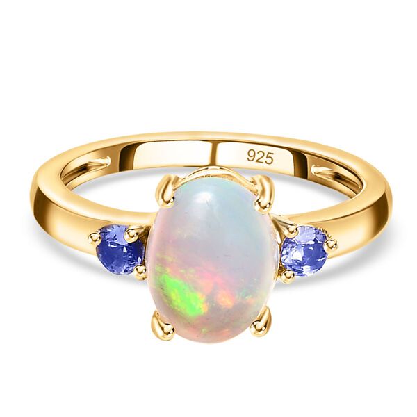 AA &auml;thiopisches Welo Opal und Tansanit-Schmuckset - 2,67 ct. image number 5