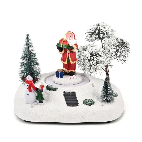 LED Musikbox Karussell mit Weihnachtsmann image number 5