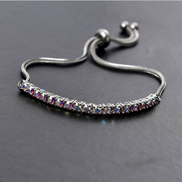 J Francis gefertigt mit SWAROVSKI- AB Swarovski Kristall Armband, 19 cm image number 2