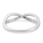 LUSTRO STELLA - Zirkonia-Infinity-Ring in Silber, 0,34 ct. image number 5