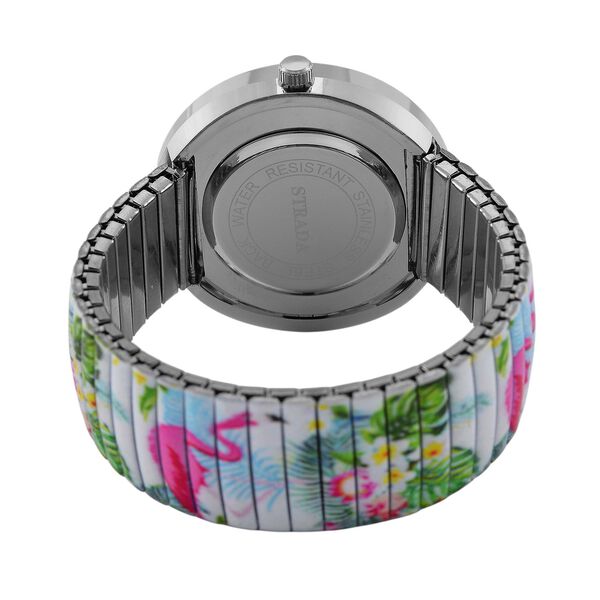 STRADA Armbanduhr - Flamingo-Design, Japanisches Uhrwerk, Wasserresistent image number 7