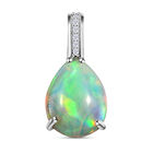 Natürlicher, äthiopischer Opal und Zirkon-Anhänger - 2,90 ct. image number 0