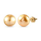 AAA Goldene Südsee Perle Ohrringe 750 Gold