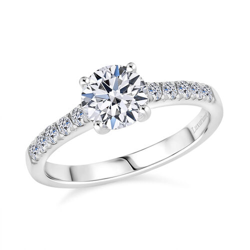 LUXURIANT DIAMOND- SI Labor Diamant Ring, 925 Silber rhodiniert - 1,25 ct. image number 3