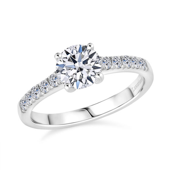LUXURIANT SI Labor Diamant Ring, 925 Silber rhodiniert - 1,25 ct. image number 3