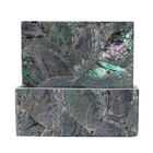 4er-Set Abalone Untersetzer mit Halter, Grün