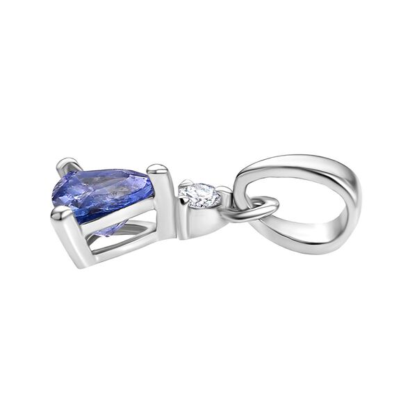 D'Joy Tansanit und Moissanit Schmuck, 925 Silber rhodiniert - 1,15 ct. image number 6