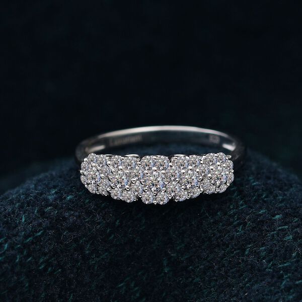 LUXURIANT DIAMOND- SI-GH Labor Diamant Ohrringe und Ring image number 9