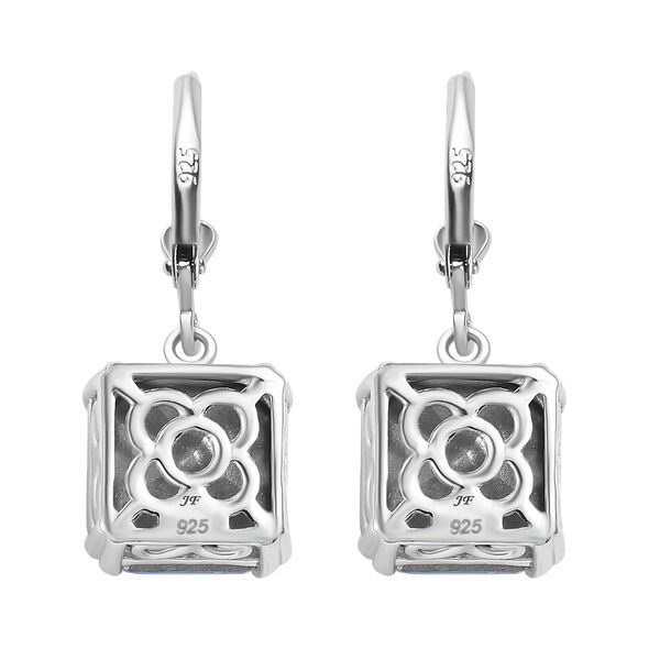 J Francis gefertigt mit SWAROVSKI- Aquamarin Swarvoski Kristall Ohrringe image number 6