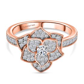 Lab Grown Diamant SI Ring 925 Silber (Größe 18.00) ca. 0,51 ct