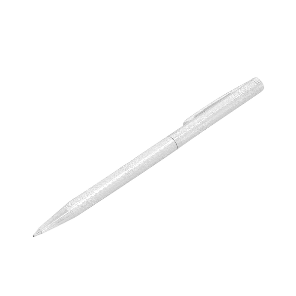 Echter Diamanten-Kugelschreiber in Geschenkbox, 925 Silber, inkl. schwarzer Mine image number 5